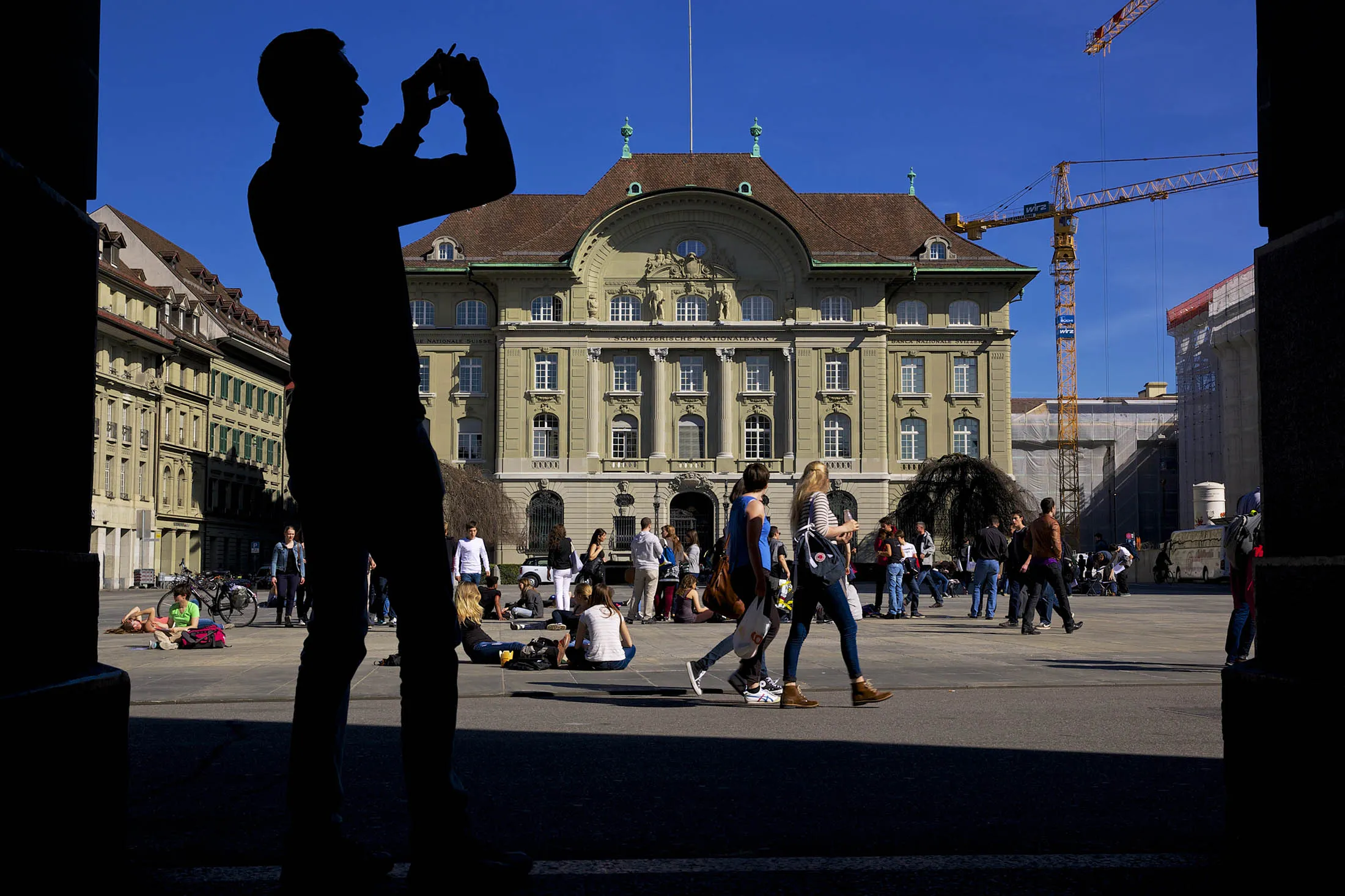 The Swiss National Bank in Bern, Switzerland.
