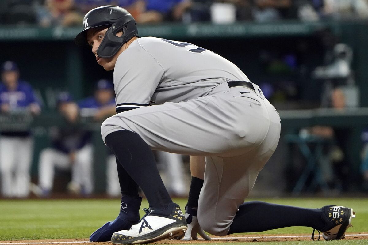 A young fan at his first Yankees game was ecstatic to see Aaron