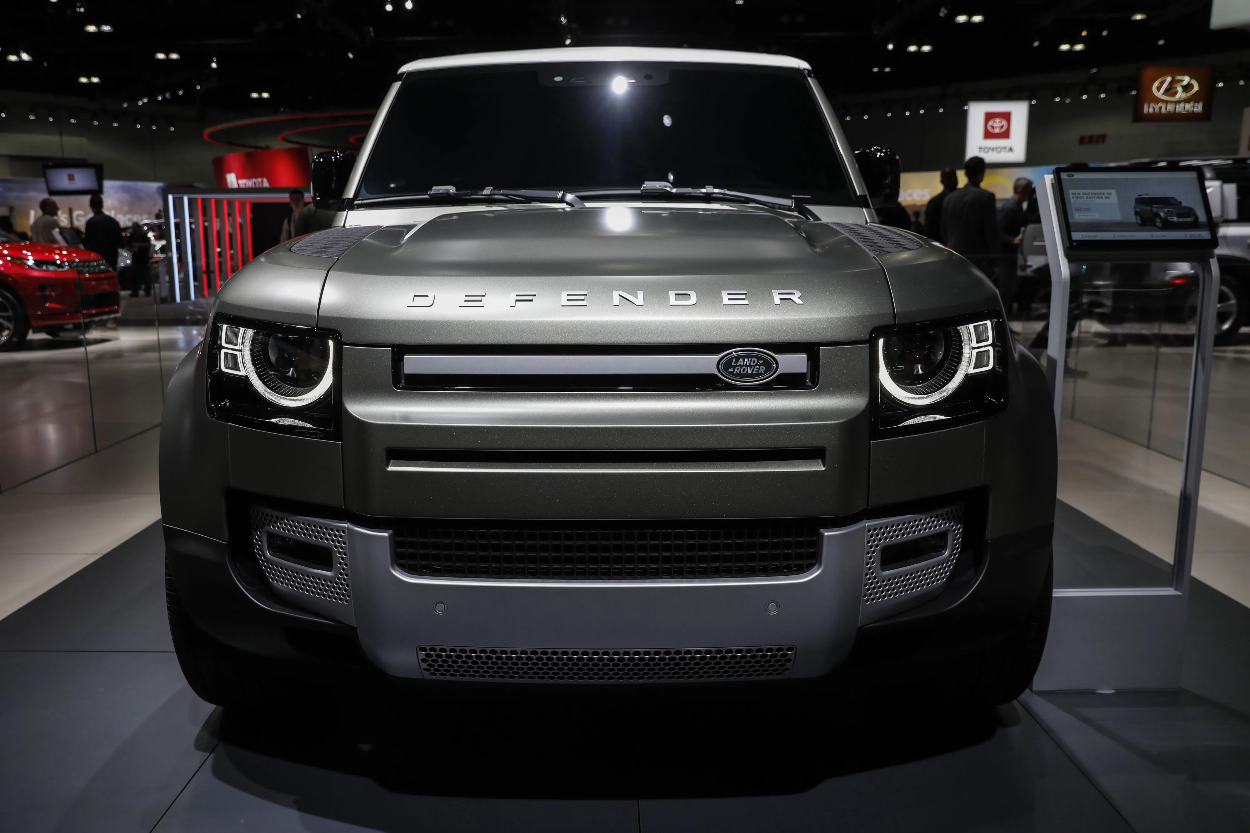 The Land Rover Defender 90 First Edition SE sport utility vehicle.