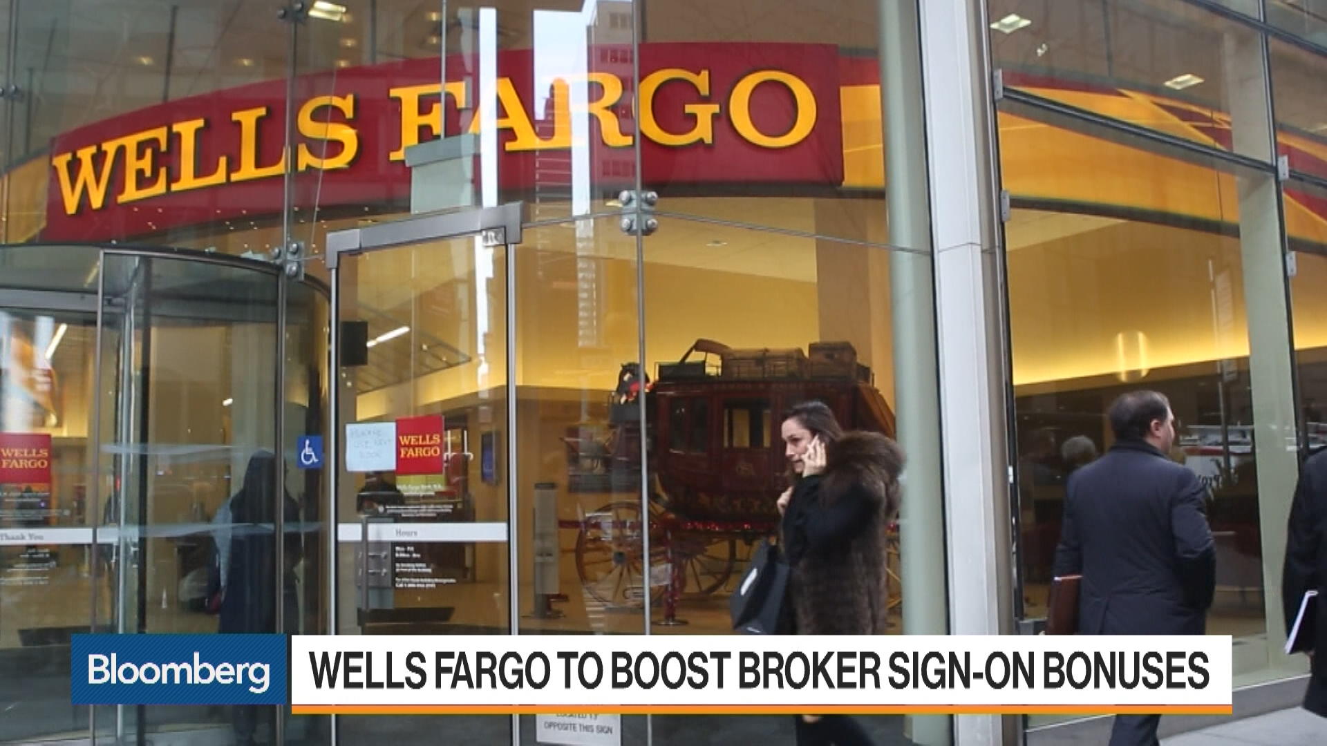 Wells Fargo to Increase Broker SignOn Bonuses Bloomberg