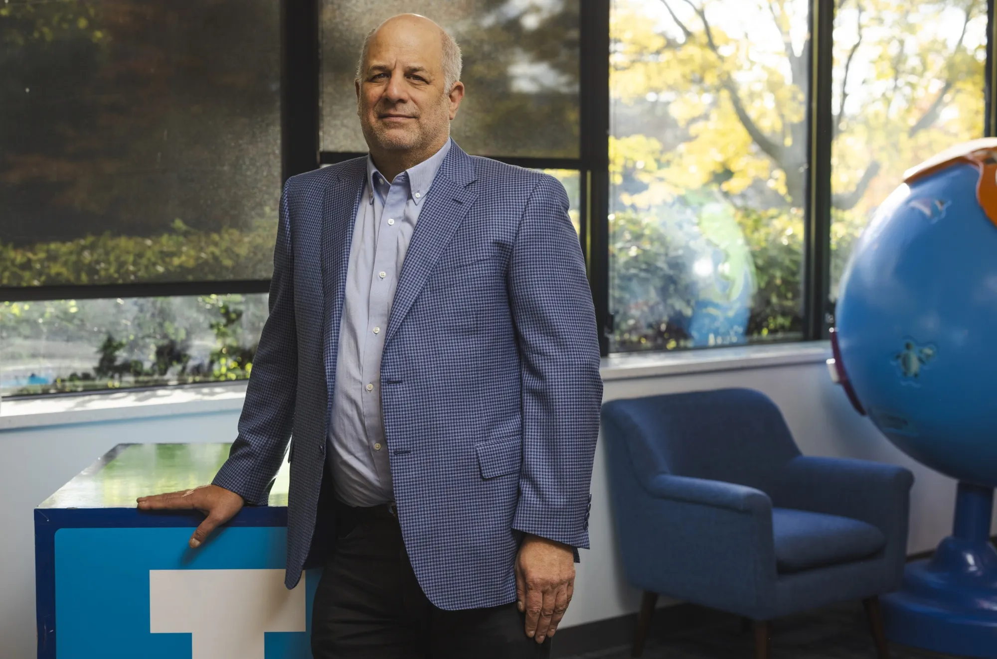 Rick Woldenberg, chief executive officer of Learning Resources, in Vernon Hills, Illinois, US, on Wednesday, Oct. 29, 2025.