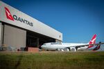 Grounded Quantas Aircraft at Brisbane Airport as Airlines Expected to Lose Over $84 Billion This Year 
