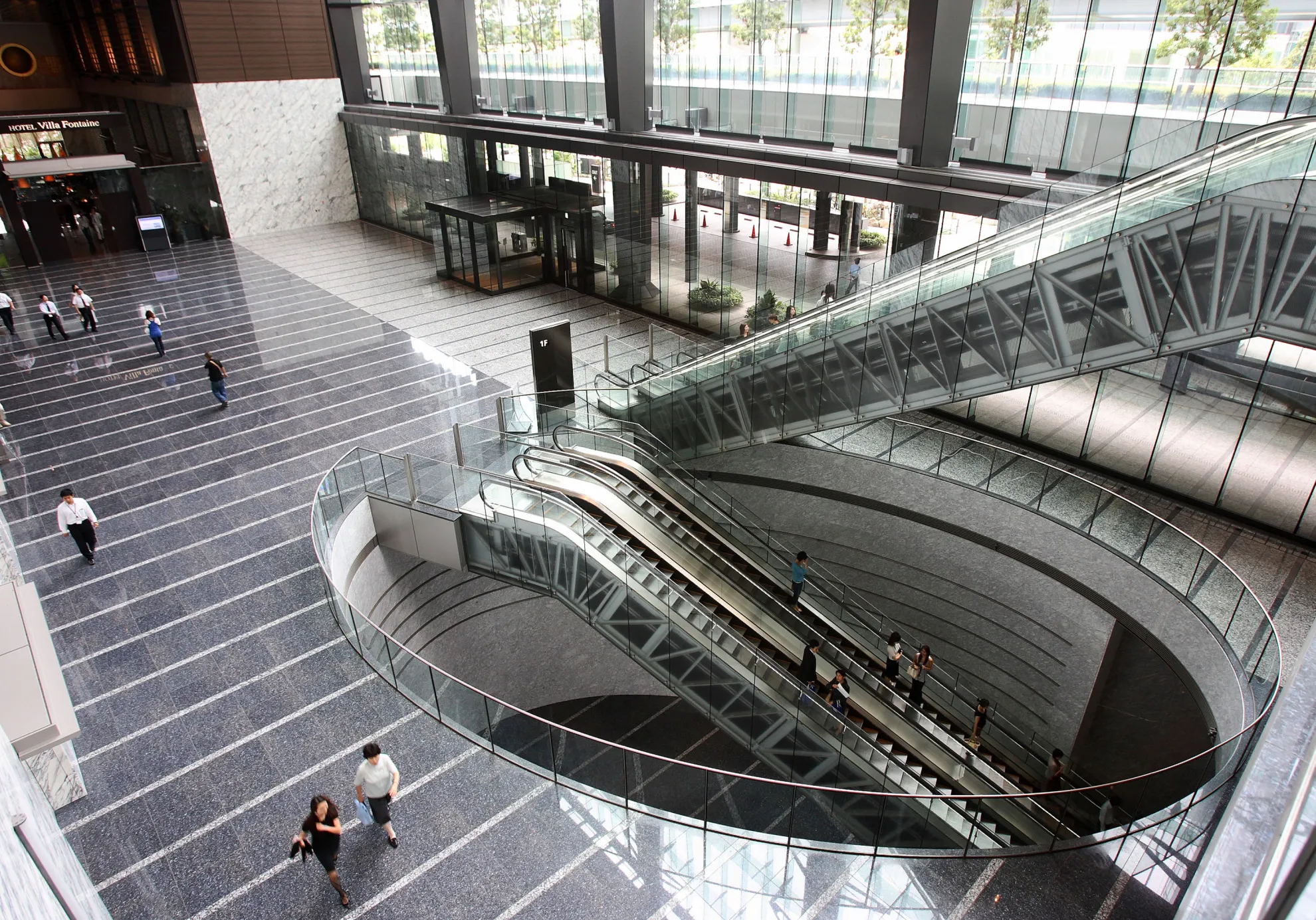 The Shiodome Sumitomo building in Tokyo.