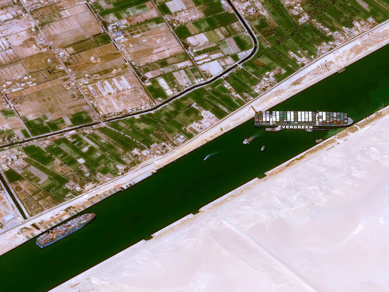 Suezbin Lock Maersk Sues Evergreen Over Suez Canal Blockage, ShippingWatch Says ...