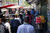 Paris shoppers browse food stalls in the 18th arrondissement on Sept. 18.