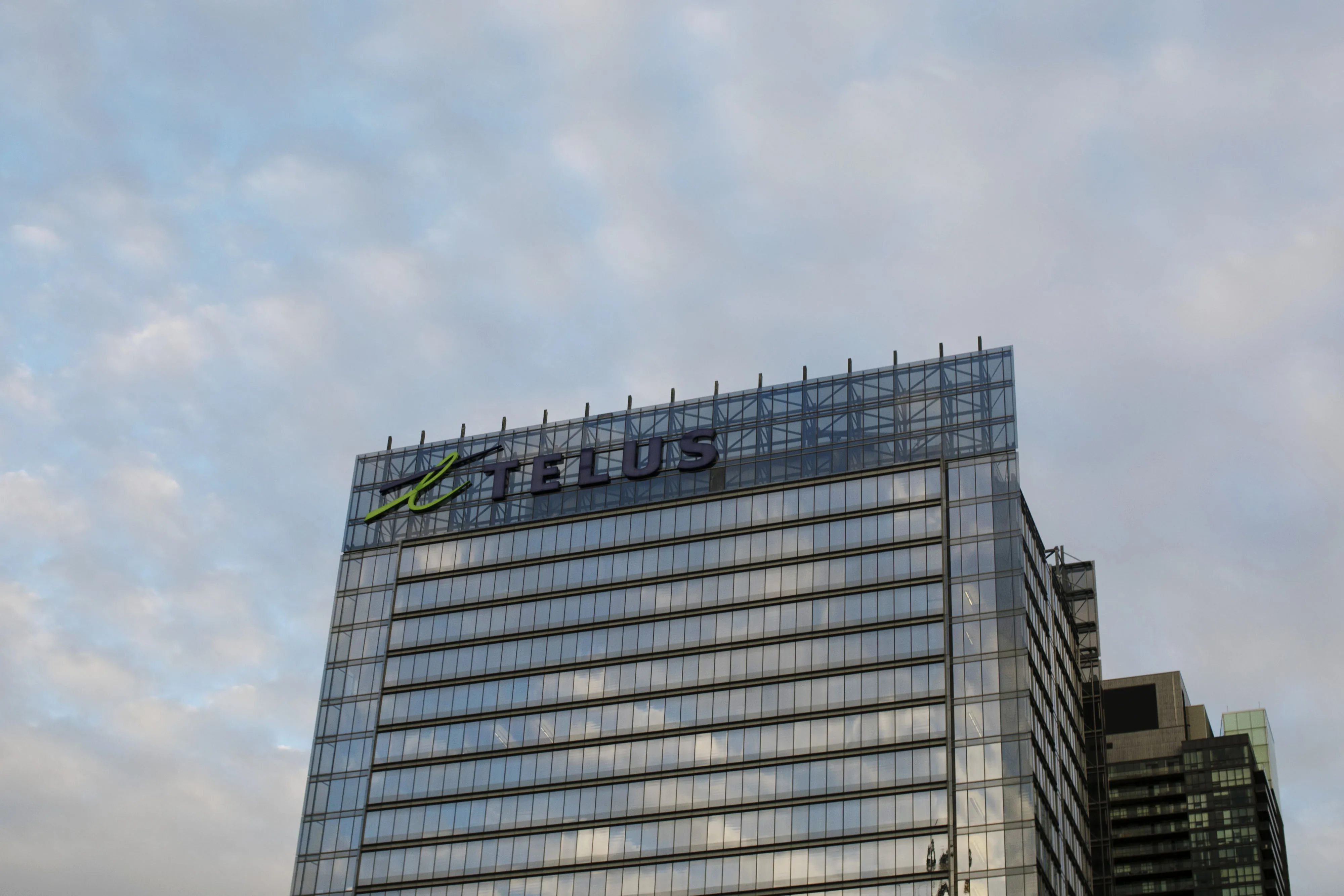 Telus Corp. Harbour Headquarters As Stock Rises To Highest Level In Six Months