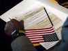 A U.S. Citizen Naturalization Ceremony As Trump Says Wall Coming