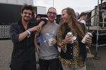  MatchaBar founders Graham and Max Fortgang with Diplo.