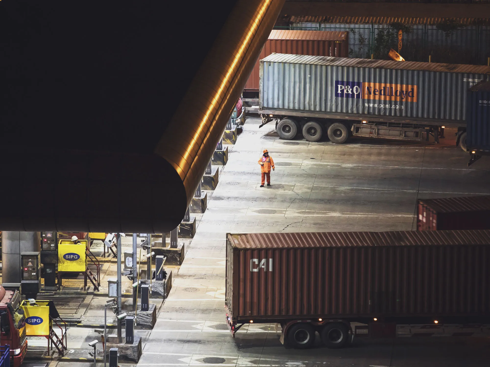 Shanghai's Yangshan Deepwater Port Following U.S. And China's First Day of Trade Talks