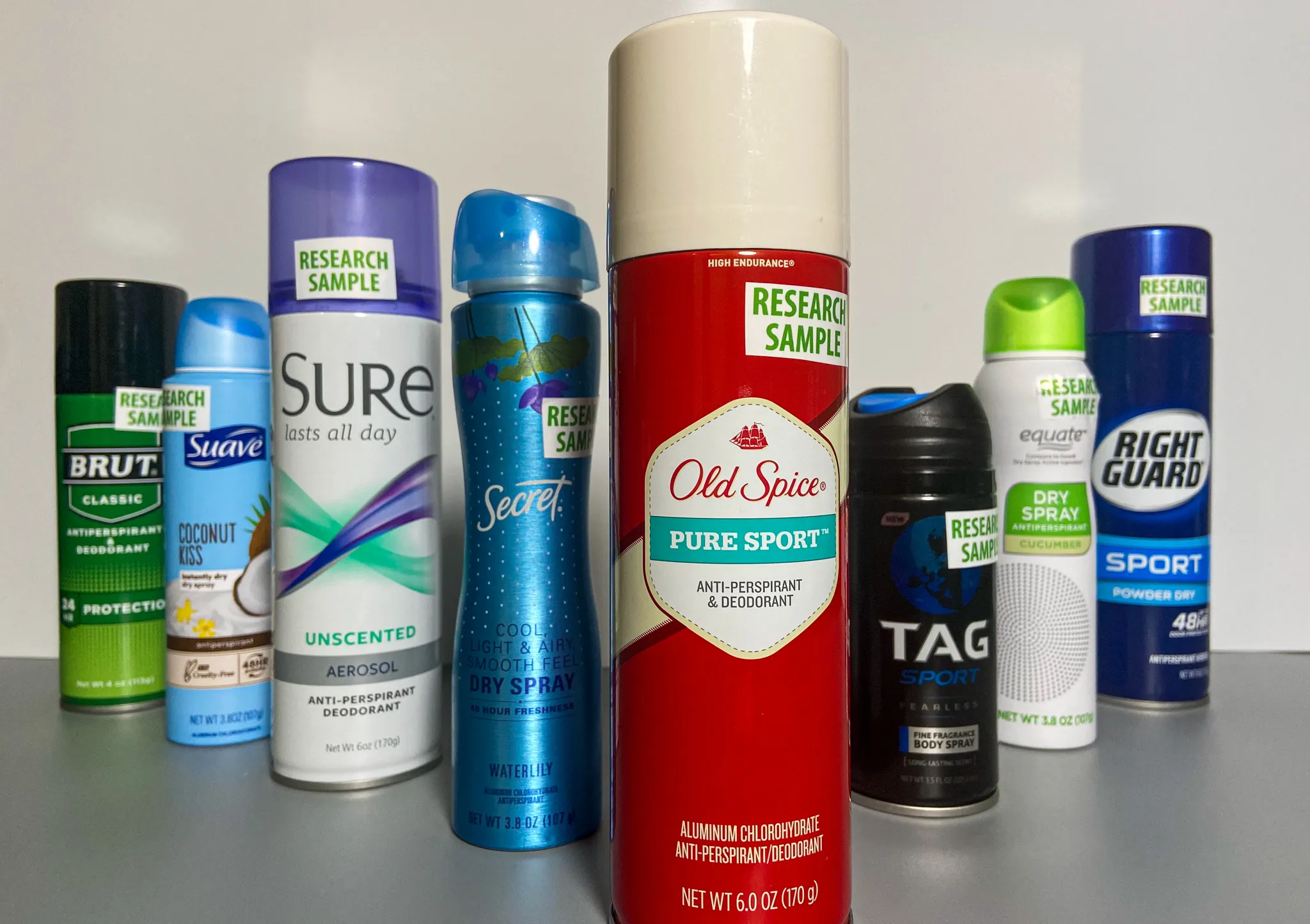 Antiperspirant and deodorant sprays found to contain high levels of benzene.