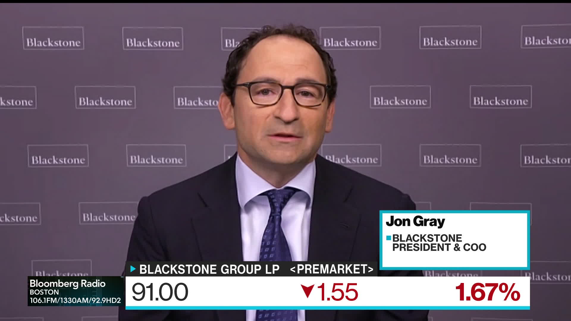 Watch Blackstone's Gray on FirstQuarter, Real Estate, Private Credit