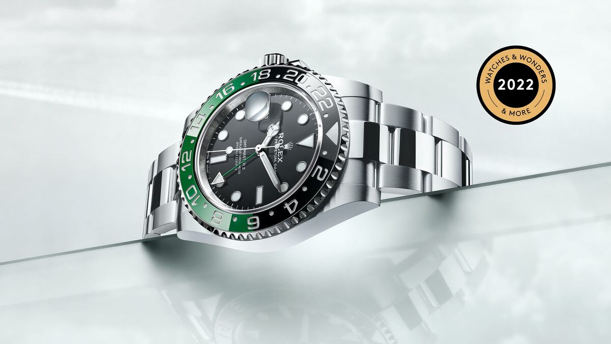 med uret Evaluering Derfra New Rolex GMT-Master II for Left-Handers Is a Black and Green Steel  Surprise - Bloomberg
