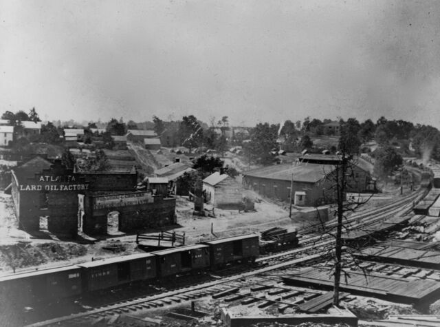 The site of a once-vital rail hub known as the Terminus, 1864.