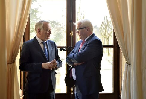 Jean-Marc Ayrault and Frank-Walter Steinmeier