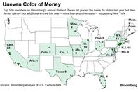 These Are the Wealthiest Towns in the U.S. Map