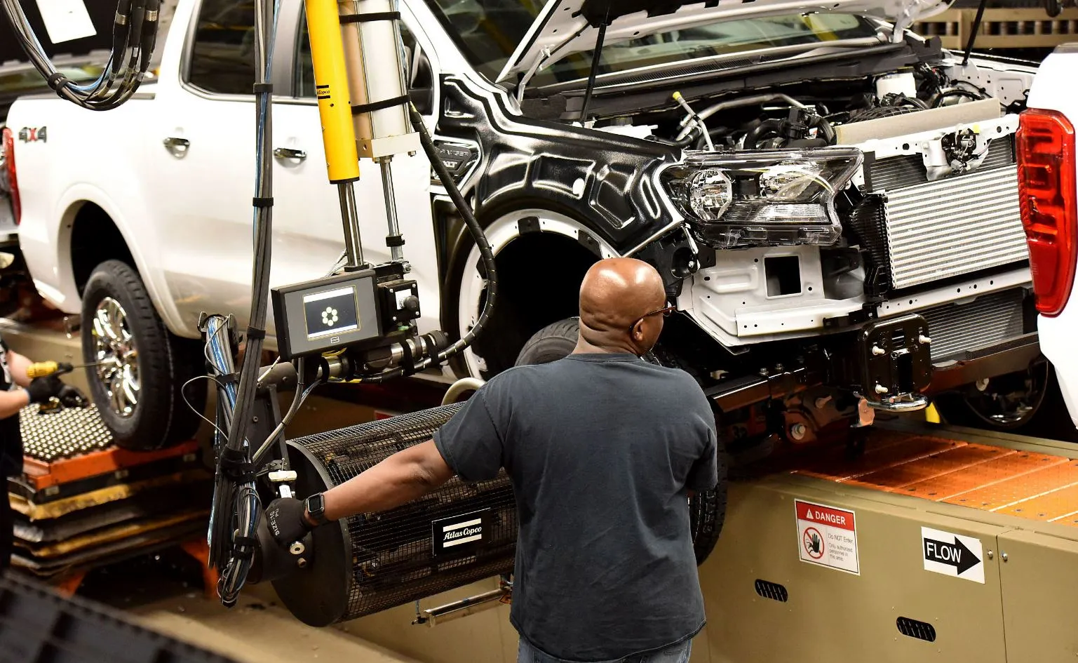 Ranger pickup assembly at Ford’s Michigan plant.