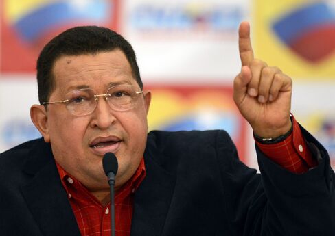 Venezuela’s President Hugo Chavez