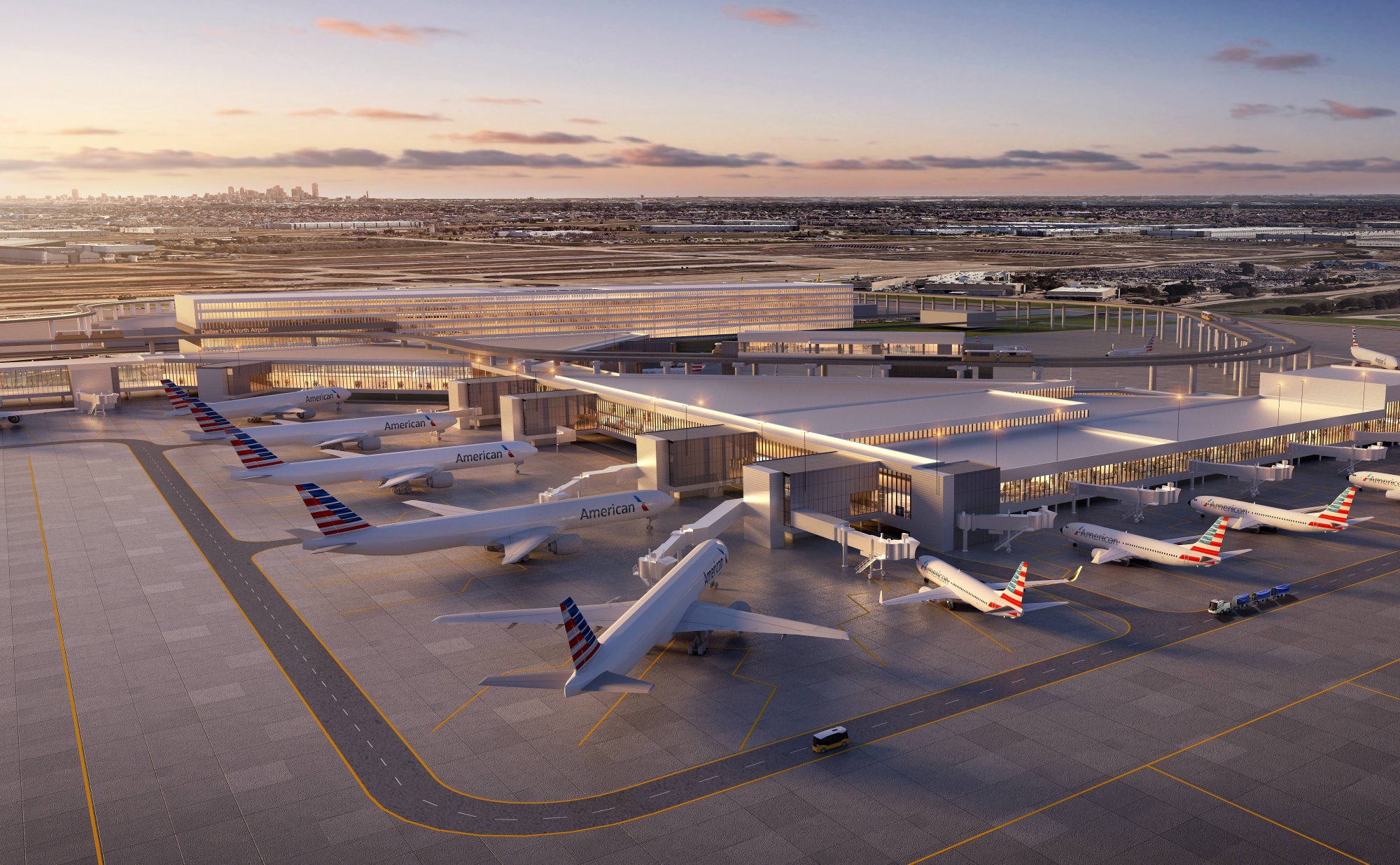 relates to アメリカン航空、40億ドル規模のダラス空港新ターミナル整備に合意