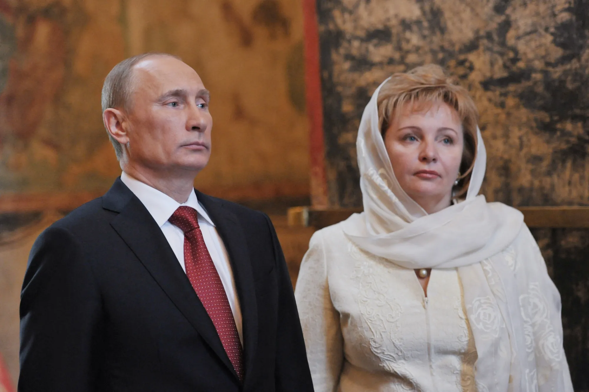 Vladimir Putin and his former wife Lyudmila in 2012.