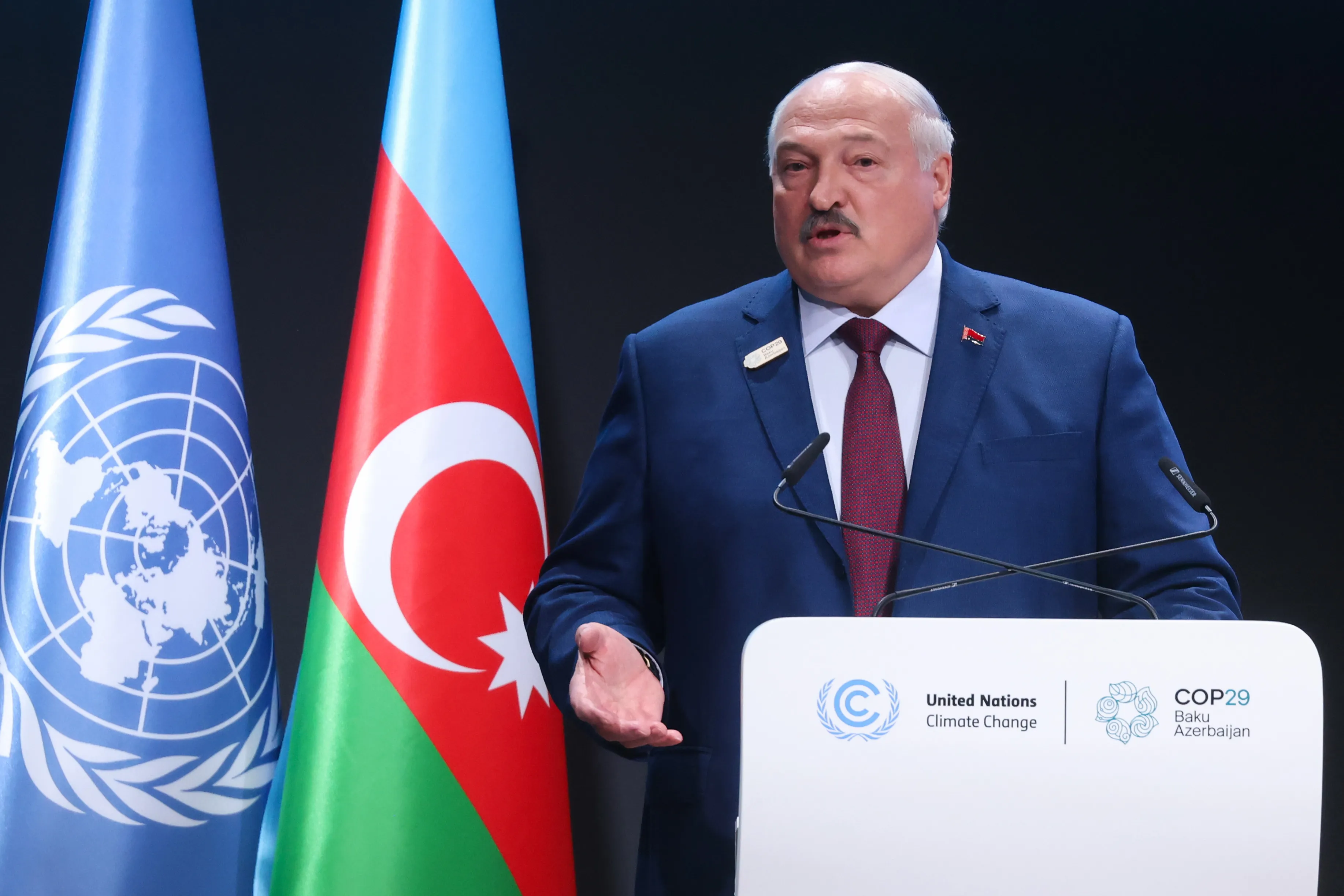 Belarus' president Alexander Lukashenko