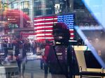Times Square As U.S. Stocks Climb On Earnings