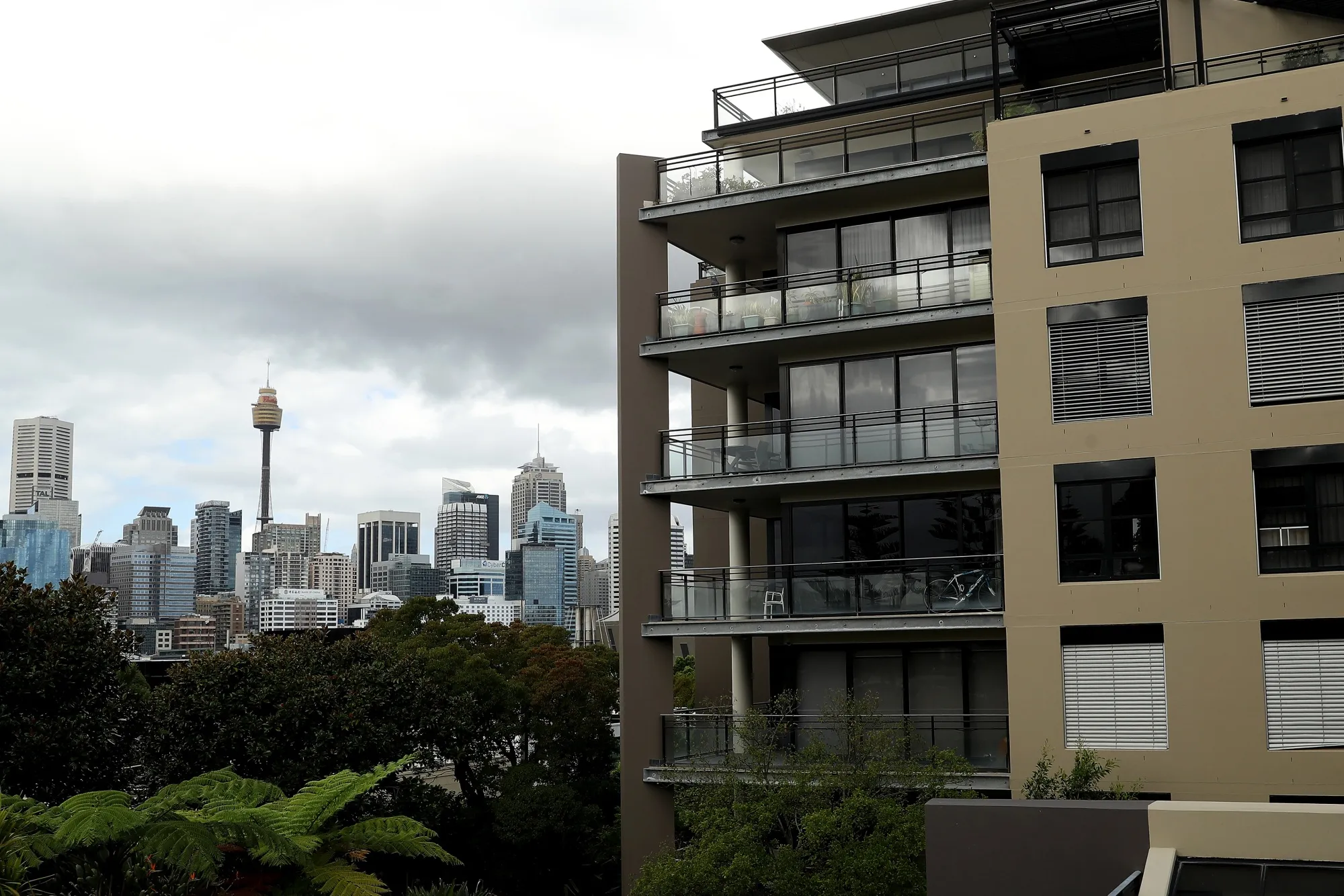Residential buildings in Sydney, Australia.