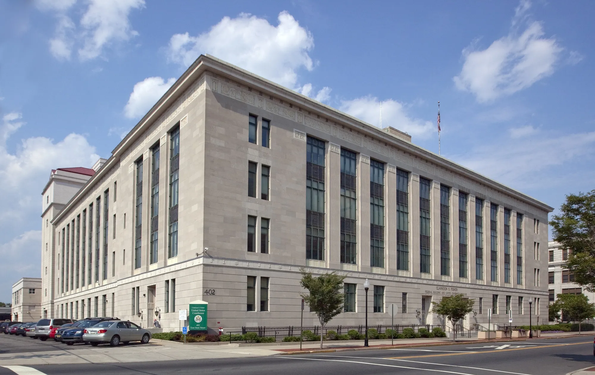 The Clarkson S. Fisher Federal Building in Trenton.