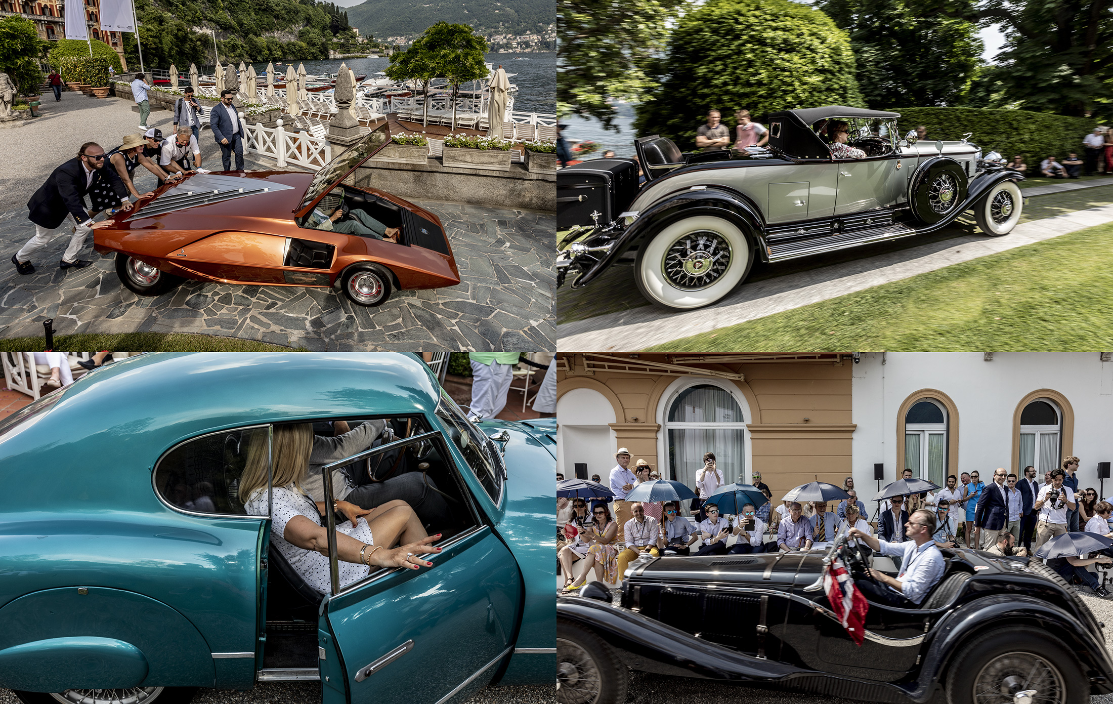 five of the world's rarest automobiles at the concorso d'eleganza 2018