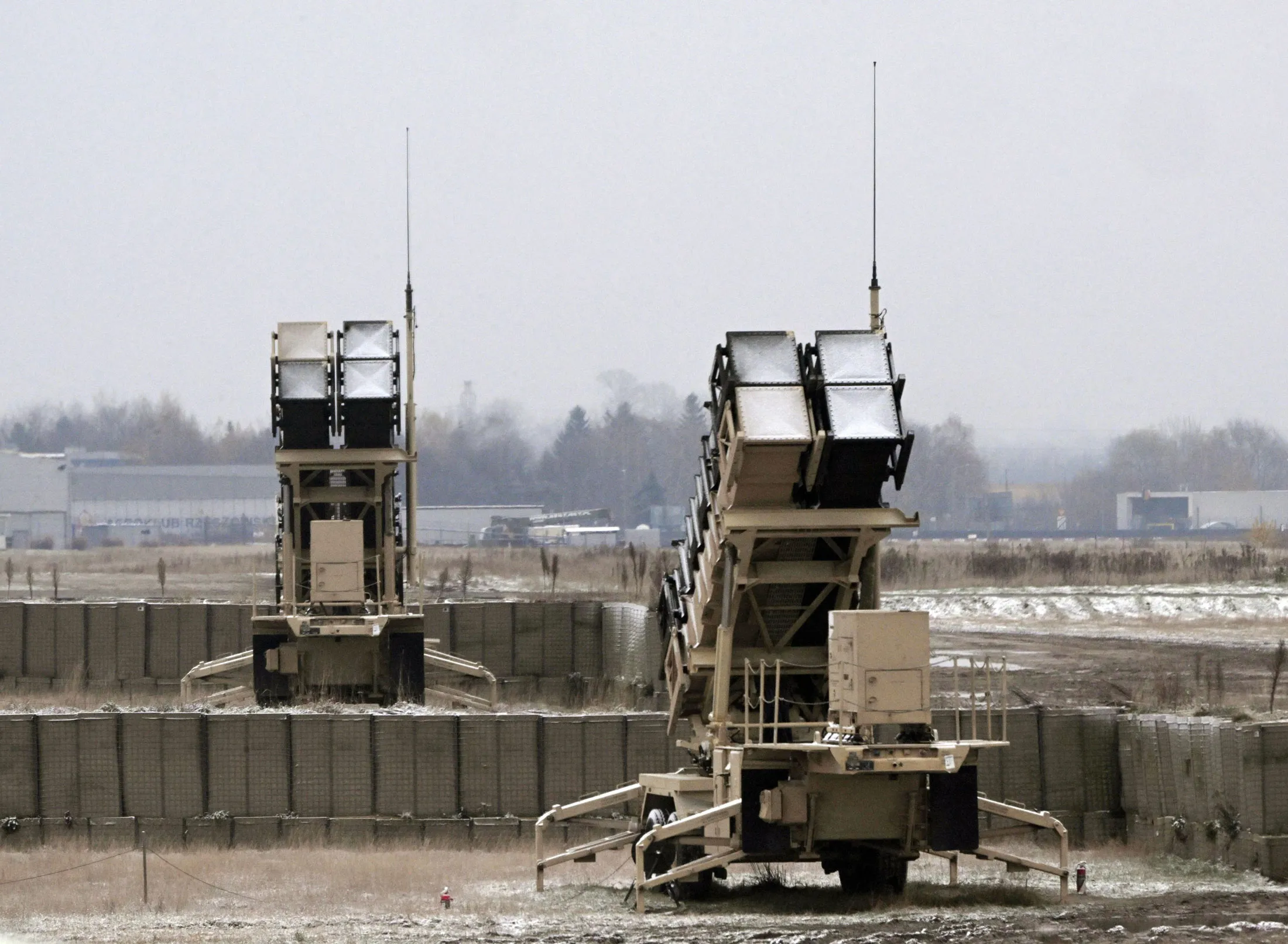 Patriot air-defense systems.
