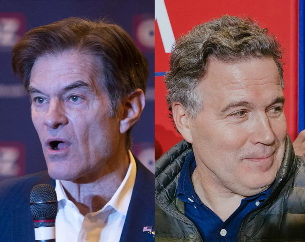 Mehmet Oz and David McCormick