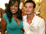 Actress Niecy Nash poses with hairstylist Marc Anthony