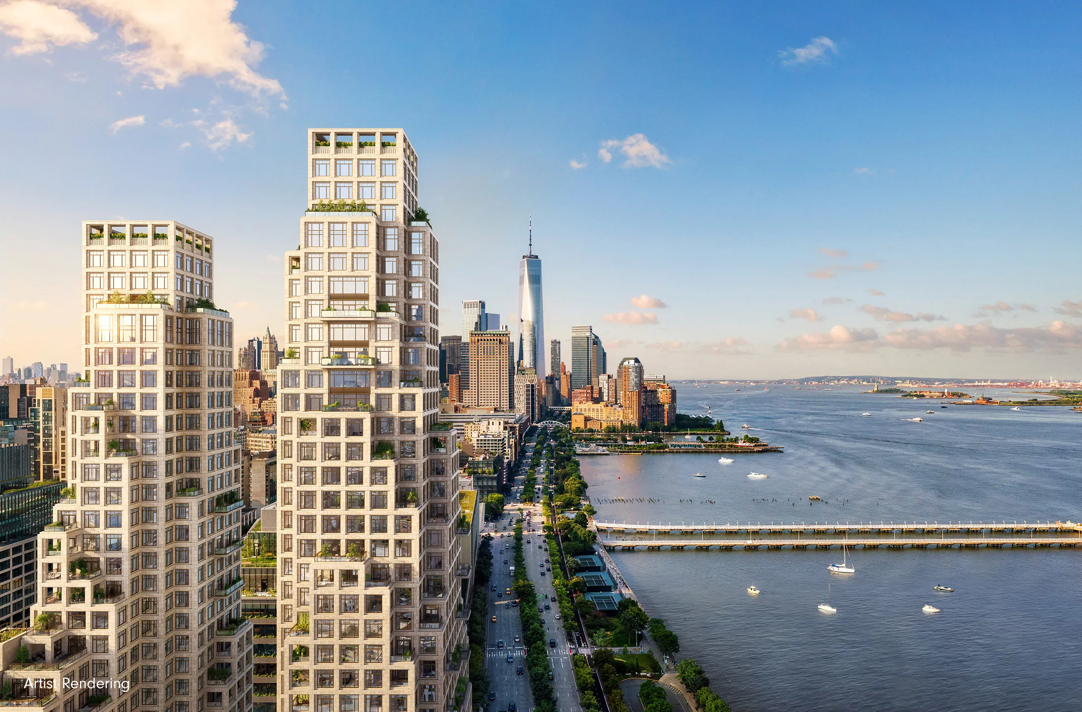 A rendering of 80 Clarkson.
