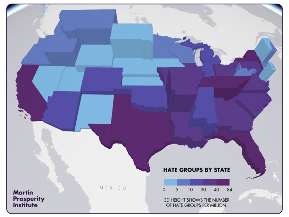 Hate Map  Southern Poverty Law Center