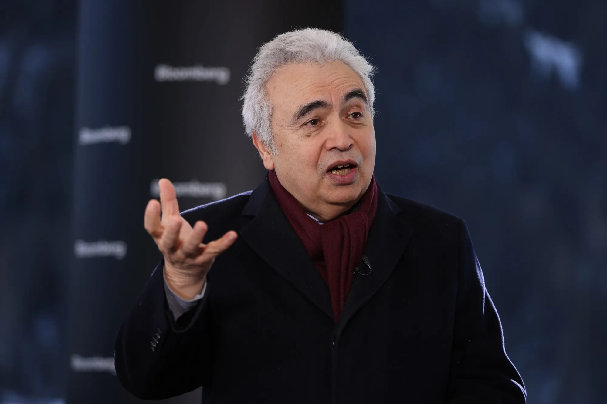 Fatih Birol, executive director of the International Energy Agency (IEA), during a Bloomberg Television interview in January.&nbsp;