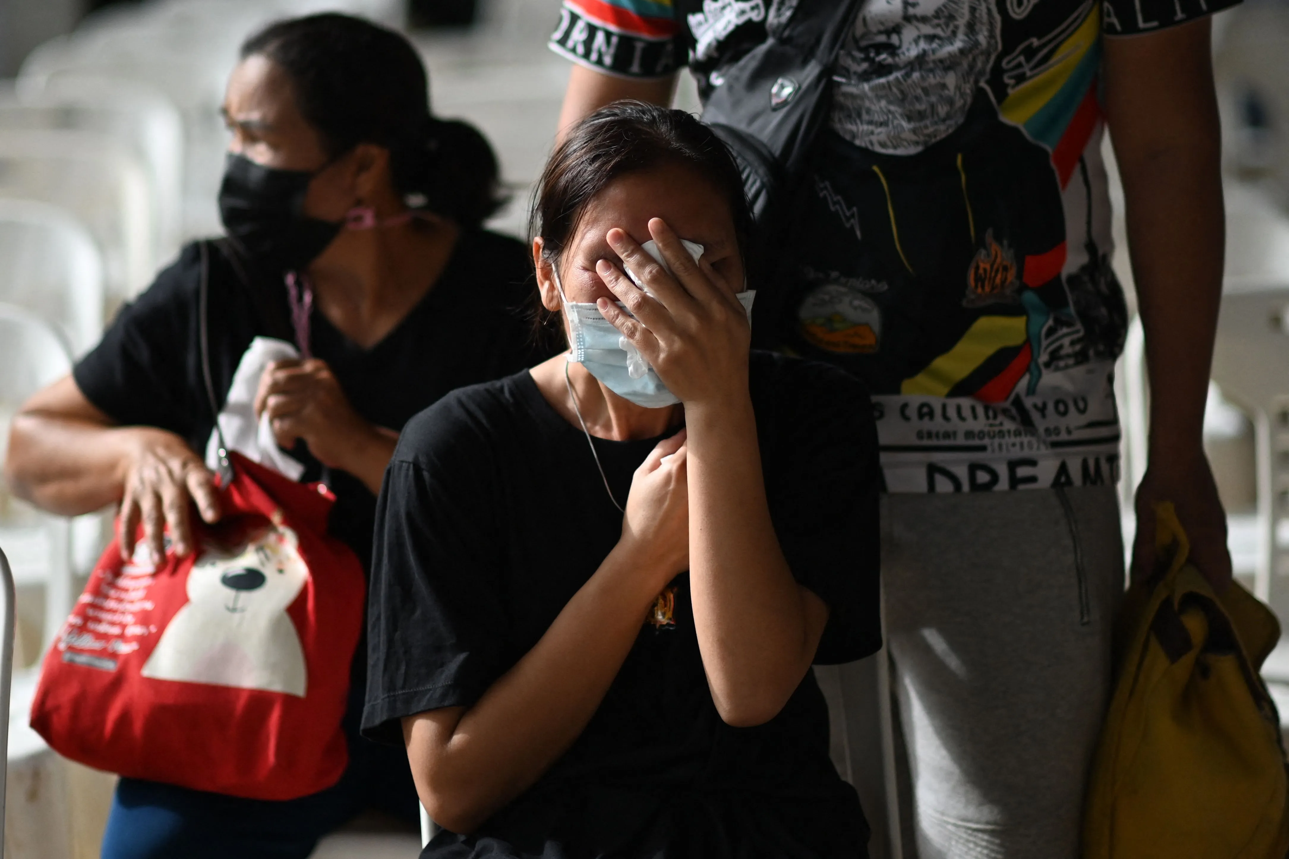 A mother of a victim cries outside a nursery in Thailand's northeastern Nong Bua Lam Phu province the day after a former police officer killed 37 in&nbsp;a mass shooting on Oct. 7.