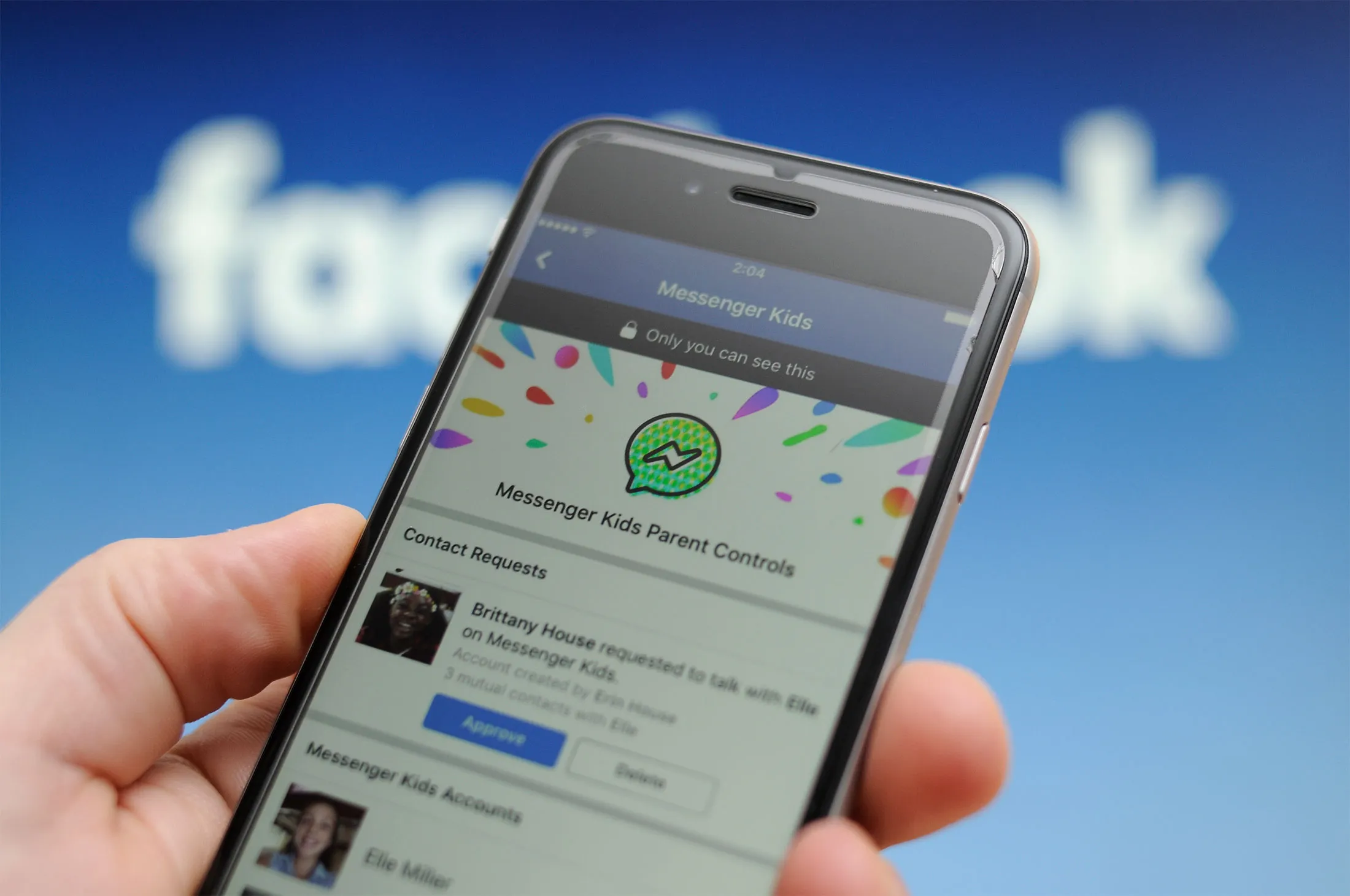 Facebook’s&nbsp; Messenger Kids app