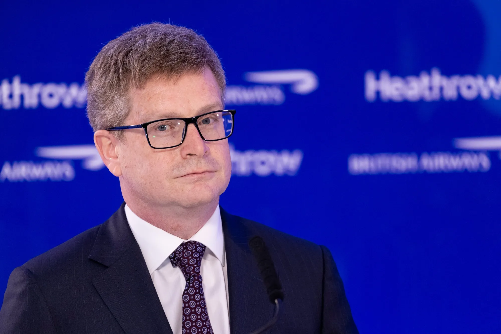 British Airways CEO Sean Doyle in London in&nbsp;2021.