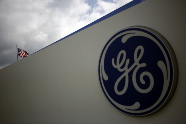 General Electric Co. signage is displayed at the GE Aviation factory in Cincinnati, Ohio.