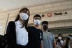Former Demosisto Members Joshua Wong, Agnes Chow and Ivan Lam Make Court Appearance