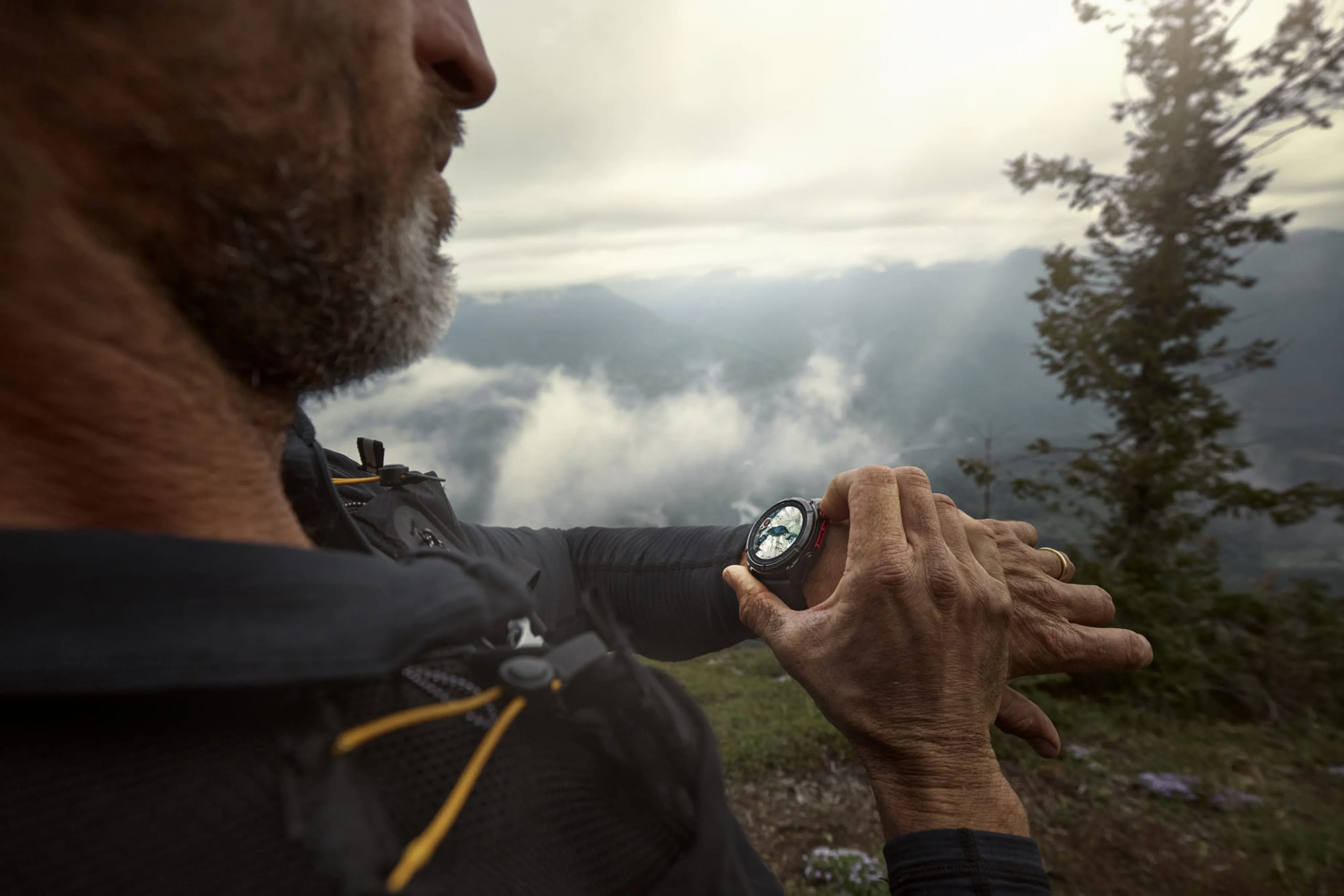 The Garmin Fenix 8 Pro.