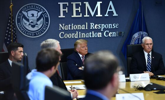 Trump Monitors Gulf Storm on FEMA Visit Ahead of GOP Speech