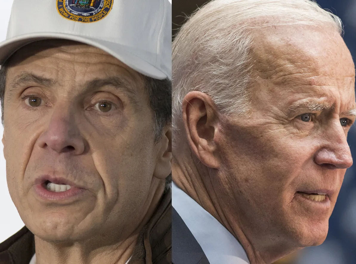 Andrew Cuomo and Joe Biden