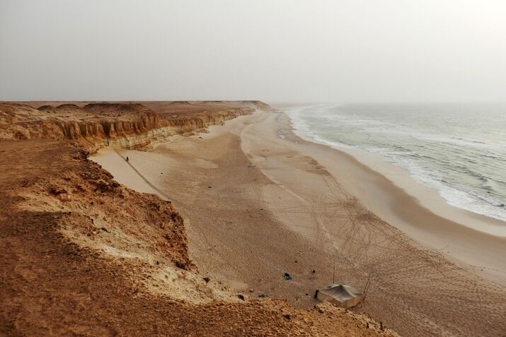 Cliffs in Western Sahara