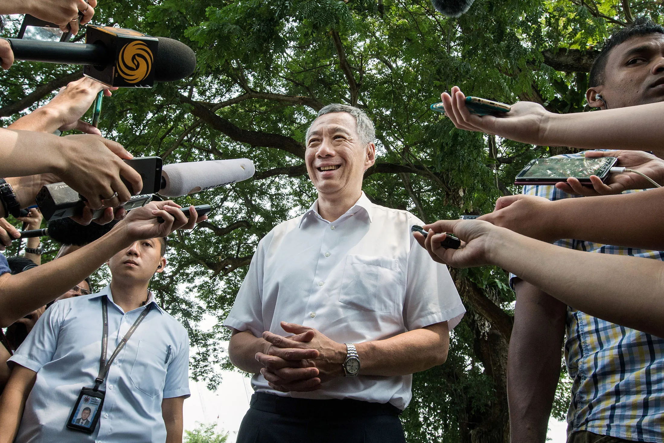 Lee Hsien Loong, Singapore's prime minister.
