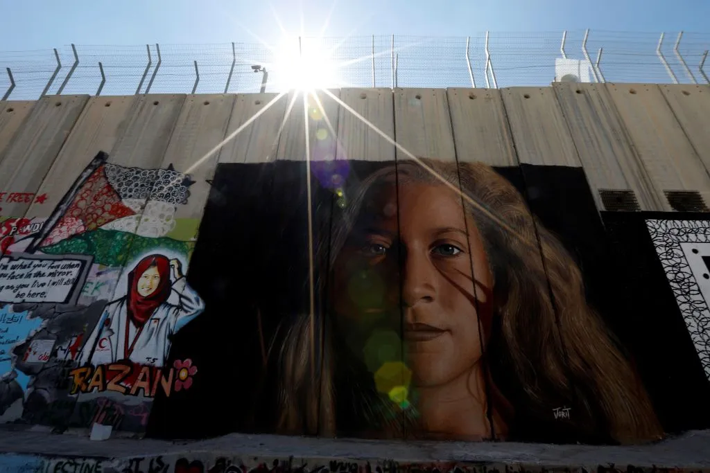 Ahed Tamimi is lionized on one side of the wall, villified on the other.