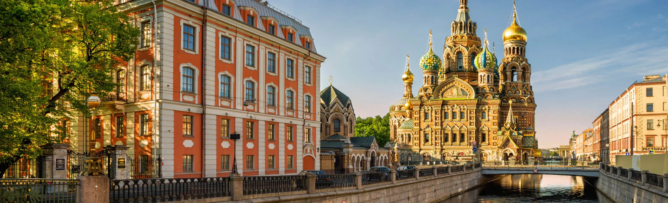 The Cathedral of Our Savior on Spilled Blood with reflection