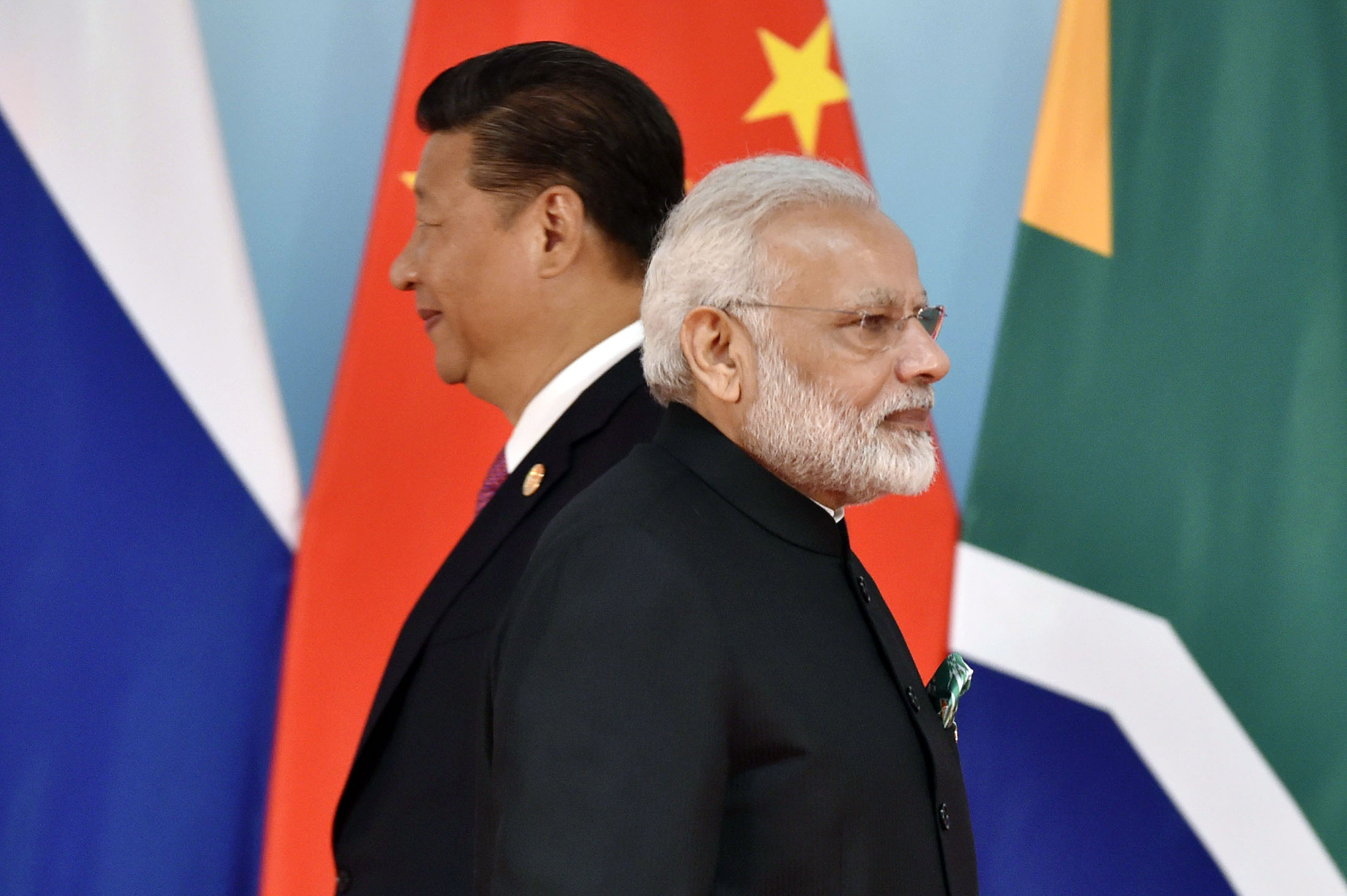 Narendra&nbsp;Modi and Xi Jinping.