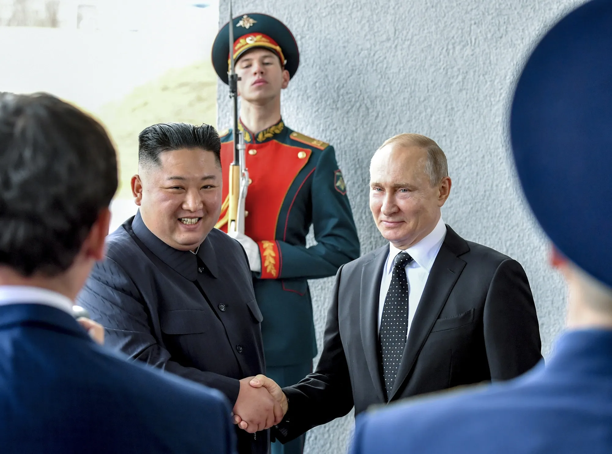 Kim Jong Un and Vladimir Putin in April 2019.