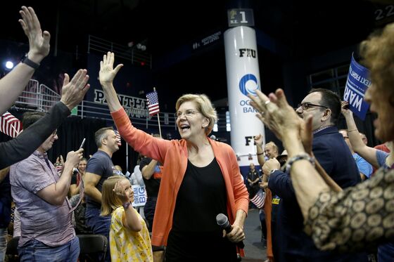 Elizabeth Warren, Rising in Polls, Gets Center Stage at Debate