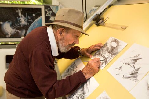 He has produced more than 5,500 technical sketches in the past 40 years.